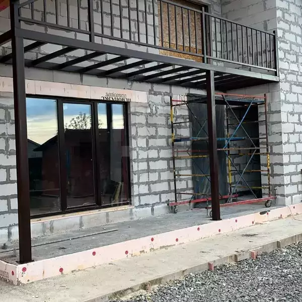 металлический каркас для террасы